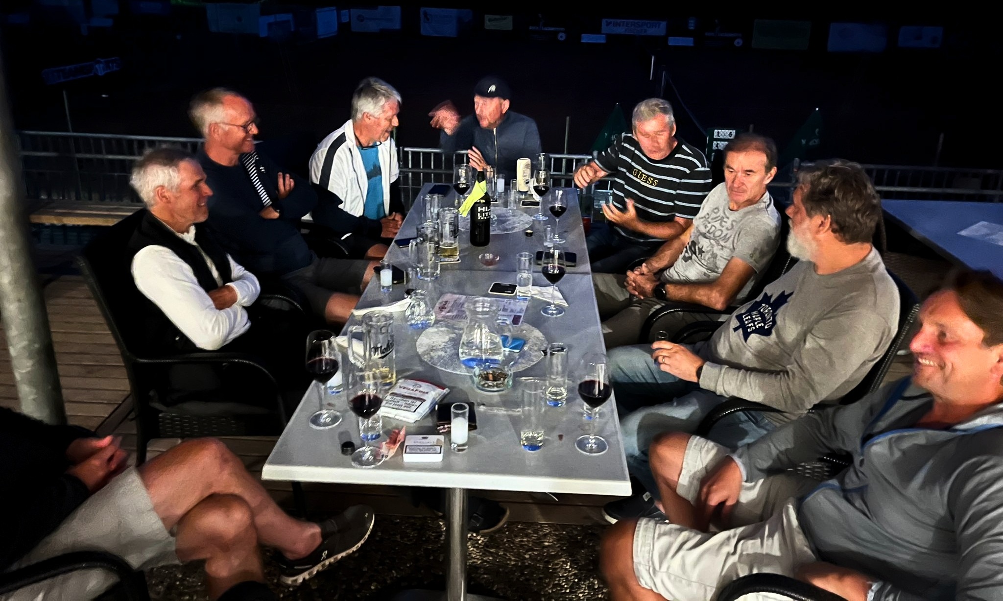 Herren 55 - hoffnungsvoll, energiegeladen und zu morgendlicher Stunde gegen TC Rankweil angetreten