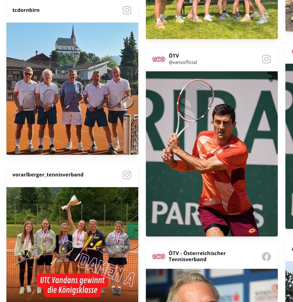 Prominente VTV Berichterstattung �ber die Herren 60 in Rankweil