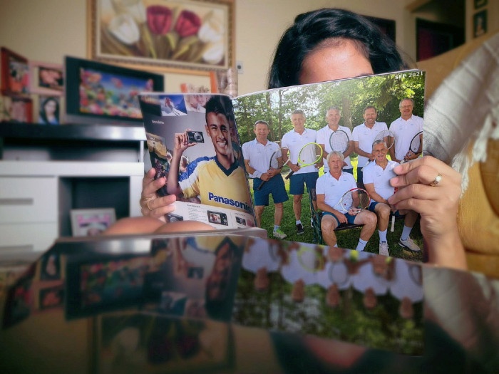 Das Team Herren 55 des TC Dornbirn im Jahr der Tennis Bundesliga Aufstiegsspiele