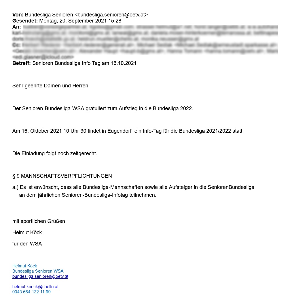 Der kleine TC Dornbirn besiegt den gro�en Wiener Athlektiksport Club und k�nnte in die Bundesliga aufsteigen
