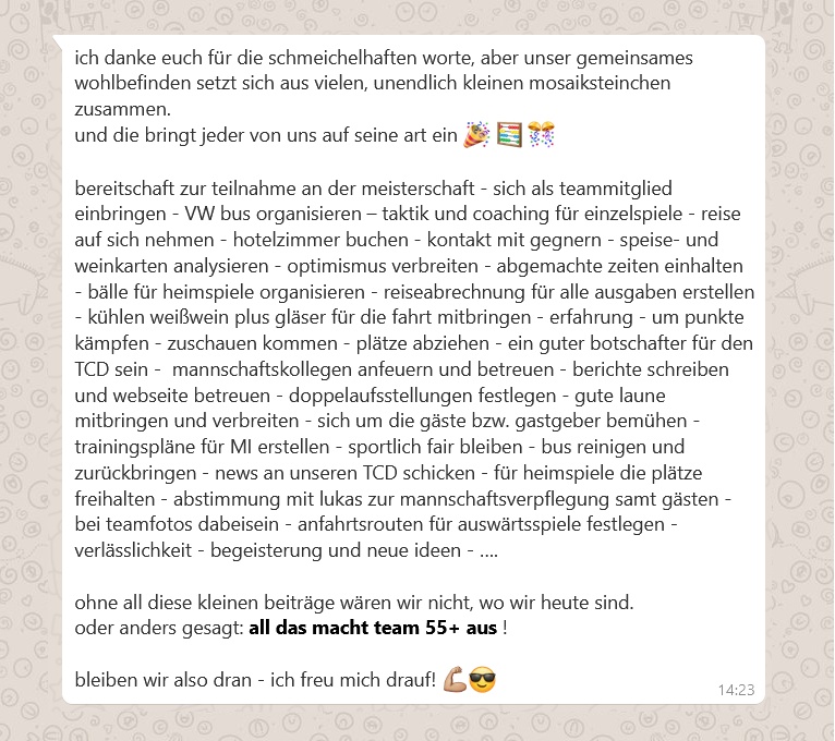 Res�me zu den 55er Aufstiegsspielen des TC Dornbirn in die Bundesliga