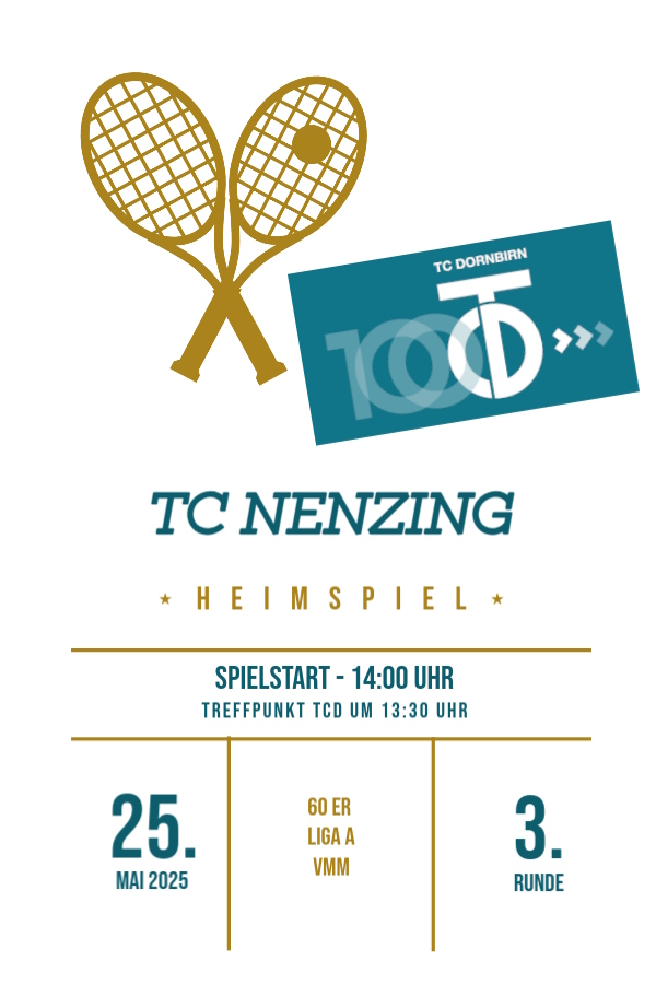 TC Dornbirn gegen TC Nenzing - VMM 2025