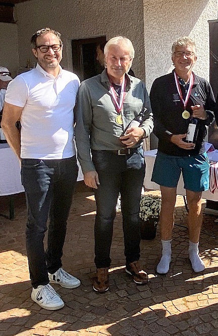 VTV Landesmeisterschaft 2021 - Gold im Herren 55 Doppel im TC Dornbirn von Bitriol und Struth