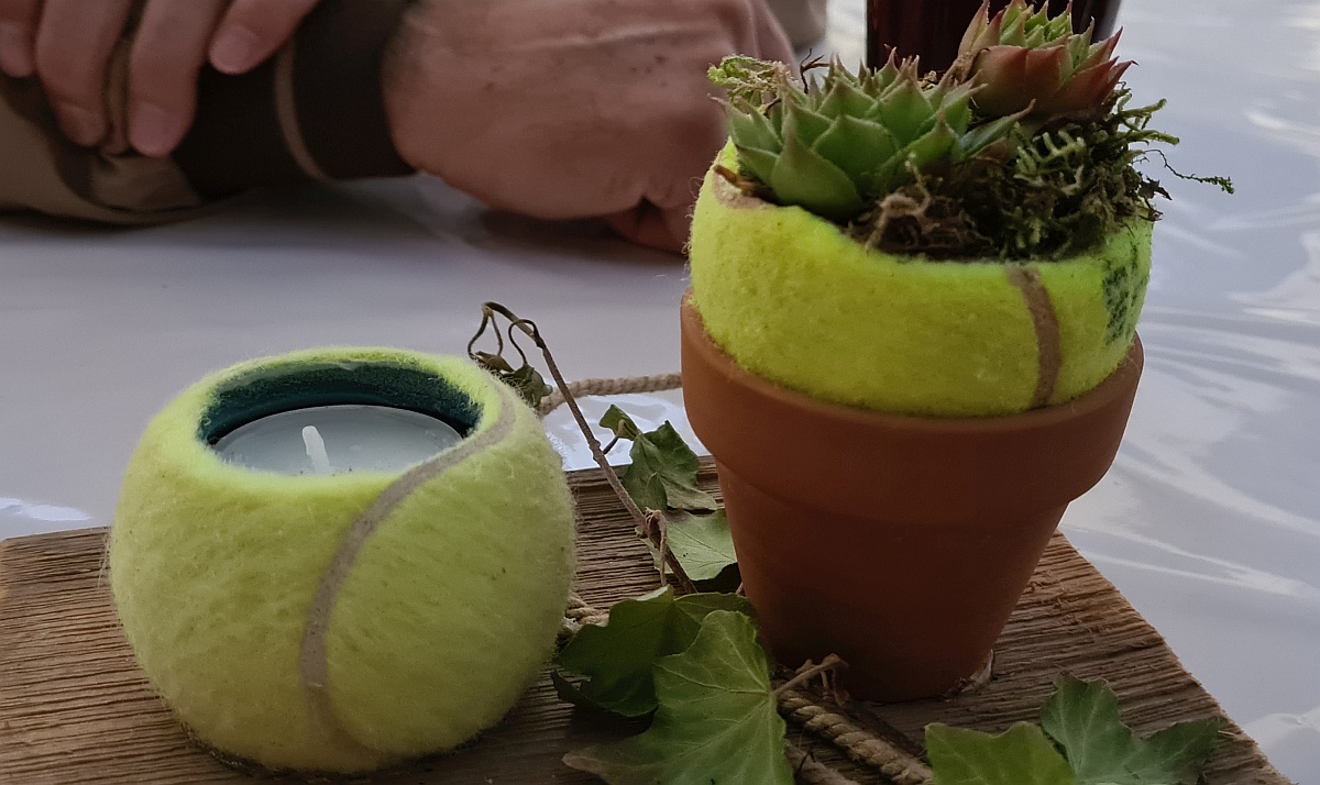 Viele liebevolle Details bei der Deko beim Gastgeber UTC Vandans