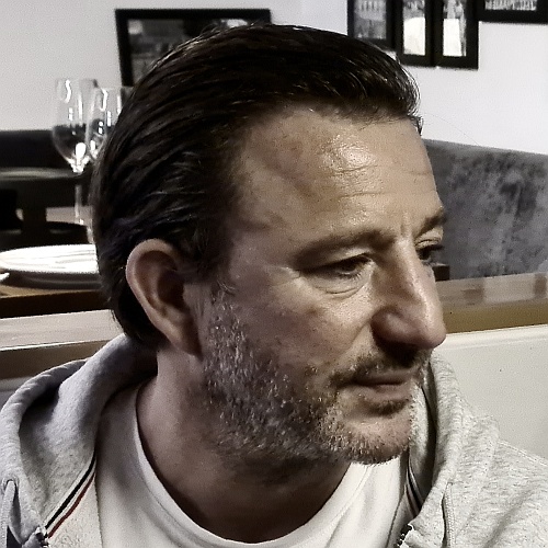 Lukas Marberger beim Abschiedsabend mit den 55ern des TC Dornbirn