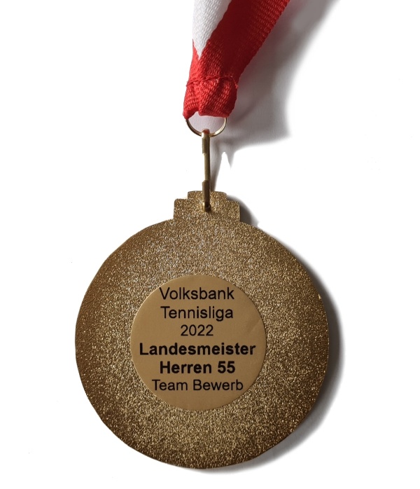 Medaille VMM 2022 - Sieger Herren 55er - R�ckseite der Medaille