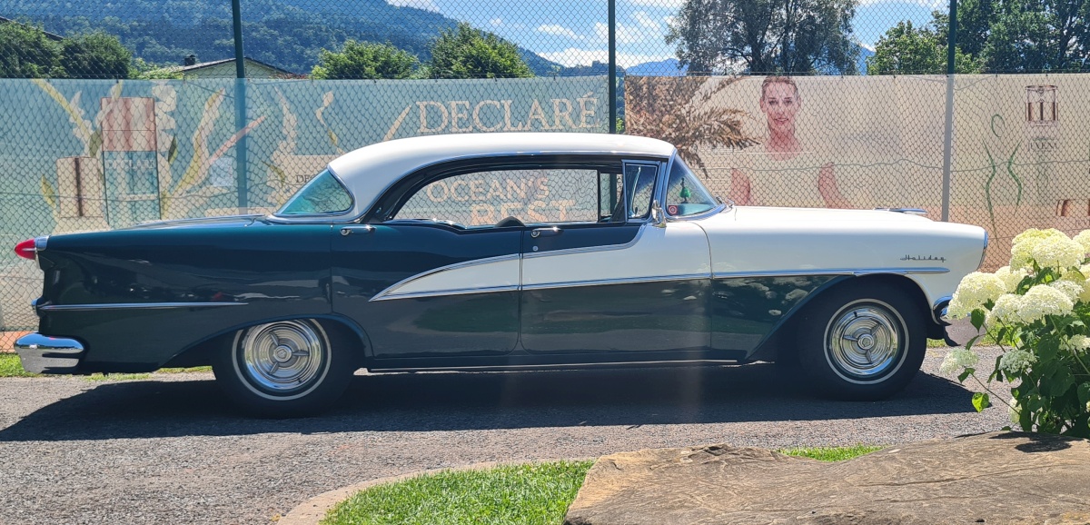 Der tempor�re Dienstwagen des VMM Meister 2022 - Oldsmobile 88 'Holiday' Bj 1955